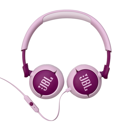 JBL Junior 320 - Purple - Wired on-ear kids headphones - Detailshot 1